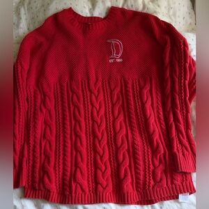 Disneyland Spirit Jersey red Christmas sweater